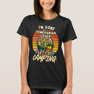 Pommeren en kamperen, , kleurrijk per t-shirt