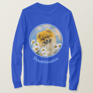 Pommeren in Daisies schilderen - Oorspronkelijke h T-shirt
