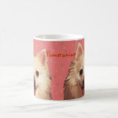 Pommeren in de Mok van Peach Colors (Center)