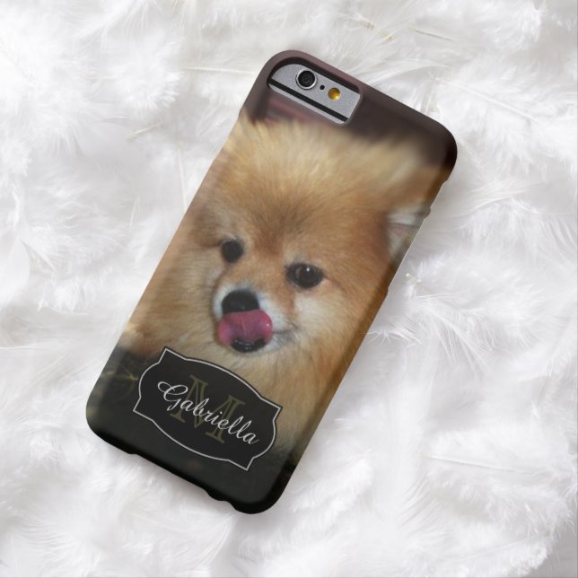 Pommeren Kisses: Gepersonaliseerd: iPhone 6 hoesje (Voorbeeld)