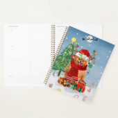 Pommeren met kerstcadeautjes planner (Display)