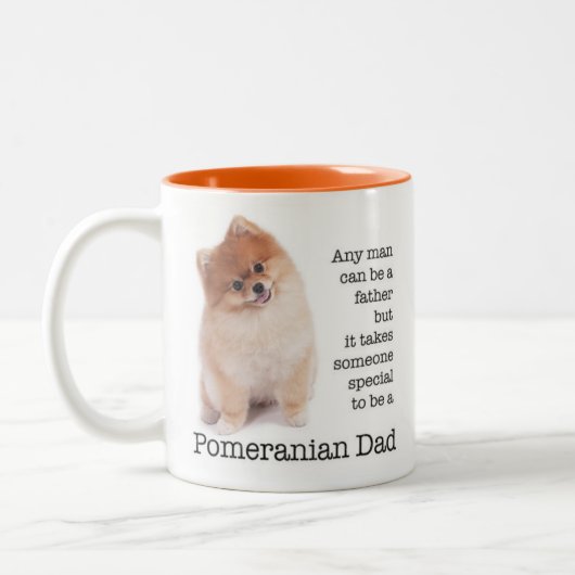 Pommeren Mok pappa (Links)