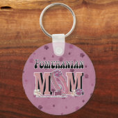 Pommeren MOM Sleutelhanger (Voorkant)