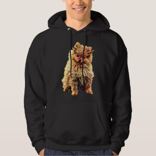 Pommeren olieverf hoodie
