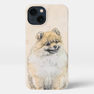 Pommeren (Oranje) schilderen - Oorspronkelijke hon iPhone 13 Hoesje