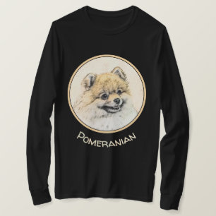 Pommeren (Oranje) schilderen - Oorspronkelijke hon T-shirt