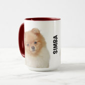 Pommeren Persoonlijke Mug Mok (Voorkant links)