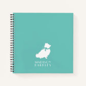 Pommeren Pom Dog Puppy Notitieboek (Voorkant)