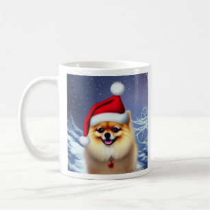 Pommeren, Santa, kerstkoffie Mok