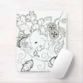 Pommeren Sketch-Muismat Muismat (Met muis)