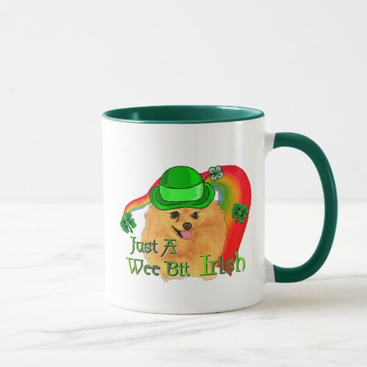Pommeren St Patricks Day Mok (Rechts)