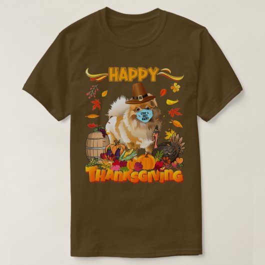 Pommeren Thanksgiving T-shirt (Design voorkant)