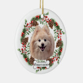 Pommerische hond keramisch ornament (Rechts)