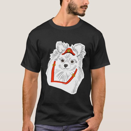 Pommerische vuurpup t-shirt (Voorkant)