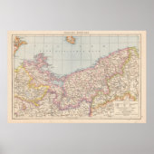 Pommern Atlas Map Poster (Voorkant)
