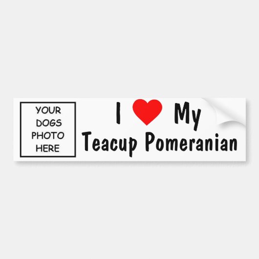 Pommern Bumpersticker (Voorkant)
