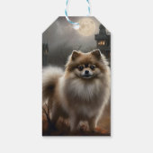 Pommerse Halloween eng Cadeaulabel (Achterkant)