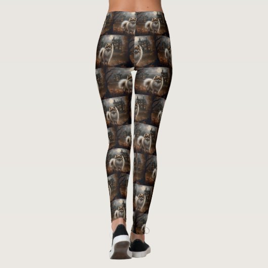 Pommerse Halloween eng Leggings (Achterkant)