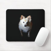 Pommerse Hond in Donker Mousepad Muismat (Met muis)
