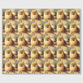 Pommerse hondenschildering Cadeaupapier (Vlak)