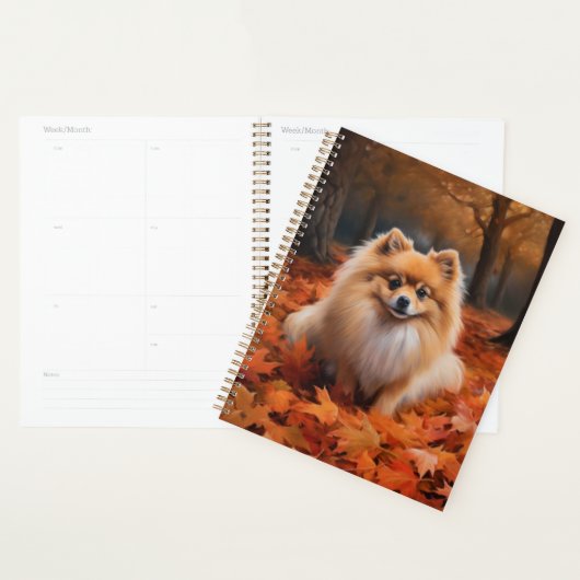 Pommerse in de herfst laat Herfst inspireren Planner (Display)