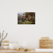 Pommes à tambour par Hans Zatzka - affiche (Cuisine)