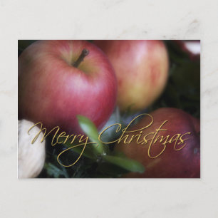 Pommes ・ Carte postale de Noël