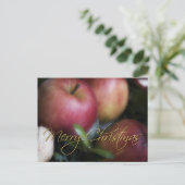 Pommes ・ Carte postale de Noël (Debout devant)
