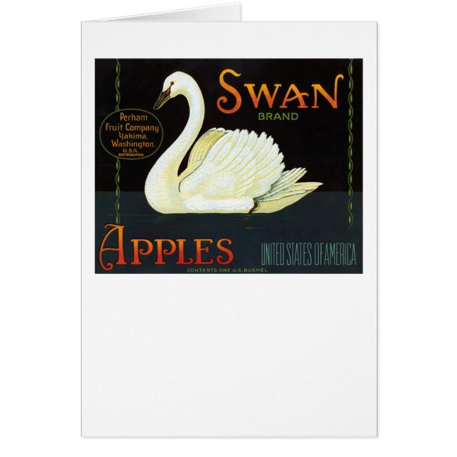 Pommes de marque de cygne (Devant)