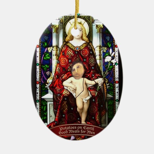 "Pommes de terre ornement de Jésus de pomme de (Devant)