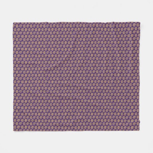Pommes d'or Motif violet polaire couverture (Devant (Horizontal))