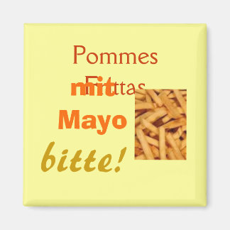 Pommes Frittas Magnet Magneet