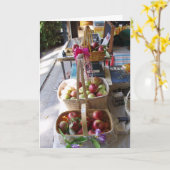 "POMMES GRATUITES EN VENTE" Carte de félicitations (Fleur jaune)