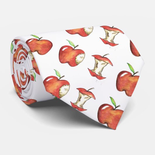 Pommes rouges + Core Enseignant Cravate cadeau (Roulé)