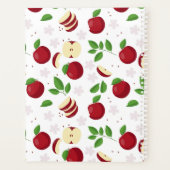 Pommes rouges, fleurs et verdure Enseignant (Dos)