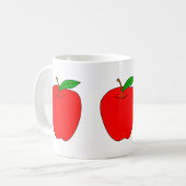 Pommes rouges | Mug (Devant gauche)