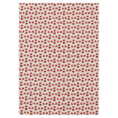 Pommes rouges sur nappe beige clair (Devant)