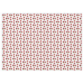 Pommes rouges sur nappe blanche (Devant (Horizontal))