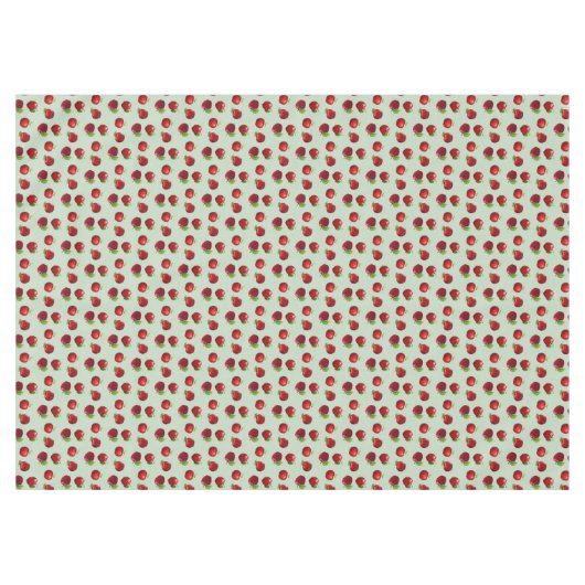 Pommes rouges sur nappes vert clair (Devant (Horizontal))