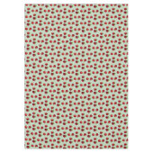 Pommes rouges sur une nappe vert clair (Devant)