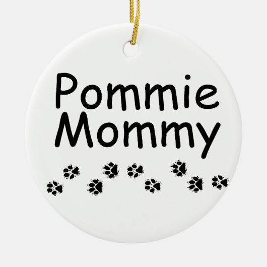 Pommie mammie Ornament (Voorkant)