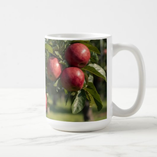 Pommier Thème Café Mug (Droite)