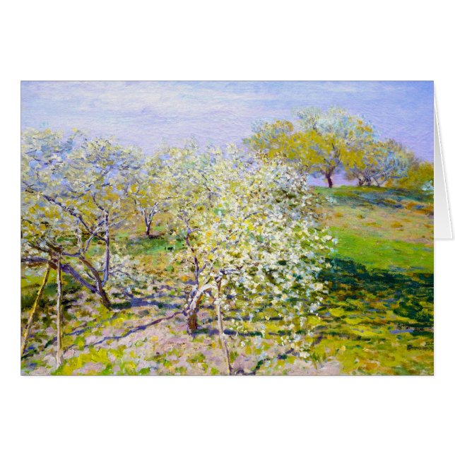 Pommiers En fleur, Claude Monet 1873 (Devant Horizontal)
