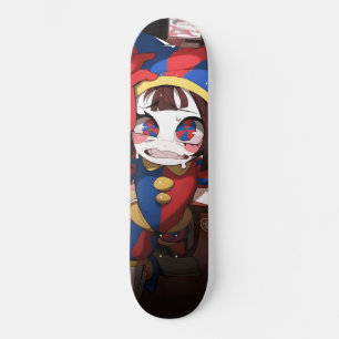Pomni (The Amazing Digital Circus) - Angstig Offic Skateboard