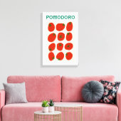 Pomodoro Italiaans tomatenretro Moderne  stijl Canvas Afdruk (Insitu (Woonkamer))