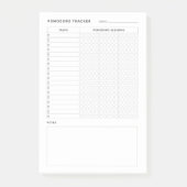 Pomodoro Study Habit Planner Post-it® Notes (Voorkant)