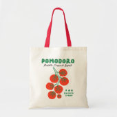 Pomodoro tomaten op de wijnstok Canvas tas (Voorkant)