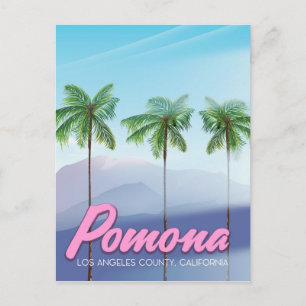 Pomona, Californië USA reisposter Briefkaart