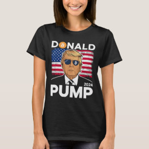 Pomp Bitcoin Grappige Trump 2024 Crypto T-shirt