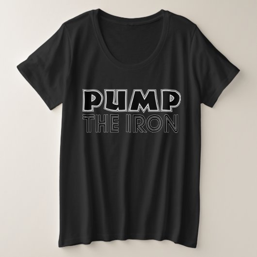Pomp de draaipomp van het Hoesje af Grote Maat T-shirt (Design voorkant)